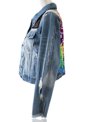 RDrox™ Greateful Dead Hippie Chick Denim Vintage Jean Jacket