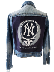 RDrox™ Grateful New York Yankees Denim Vintage Jean Jacket