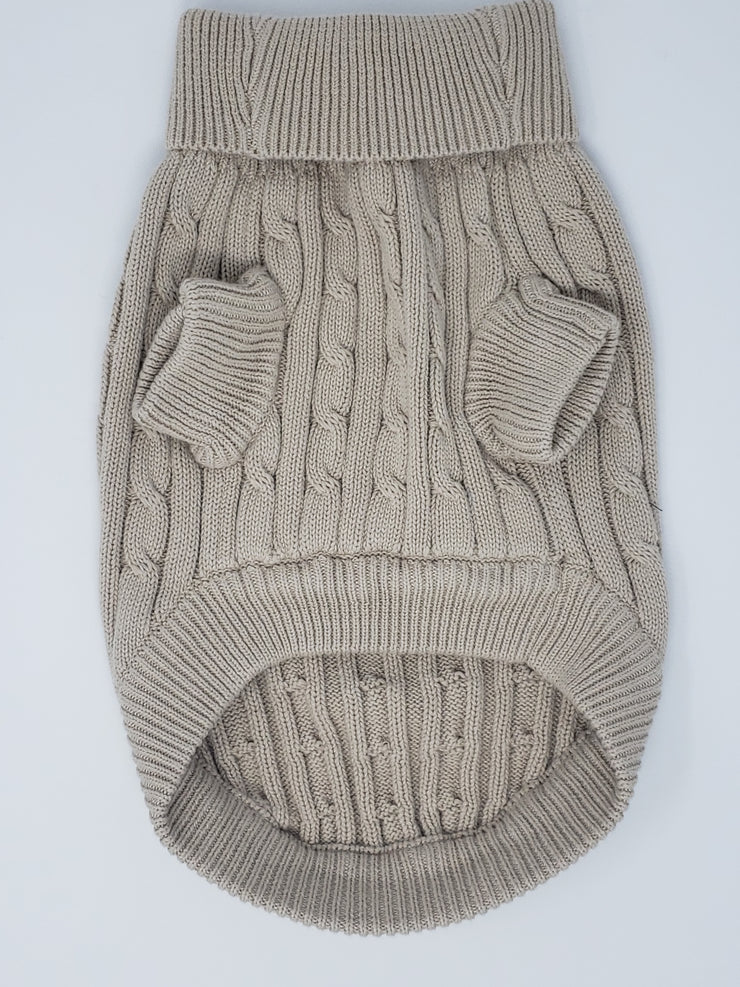 RDrox Giant Lips Cable Knit Dog Sweater