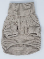 RDrox Skull Killer Cable Knit Dog Sweater