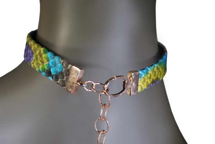 RDrox™ Pattern Python Choker BL-BK-TUR