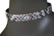 RDrox™ Python Pattern Choker Mother Pearl Evil Eye