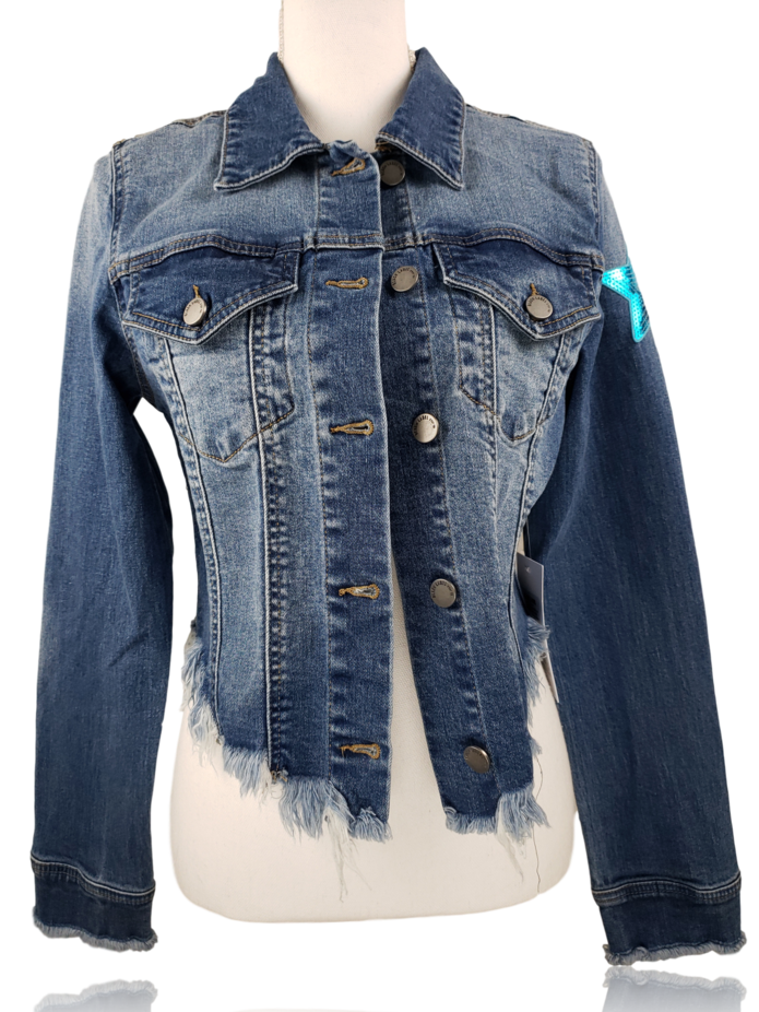 RDrox™ Blue Star Vintage Denim Jean Jacket