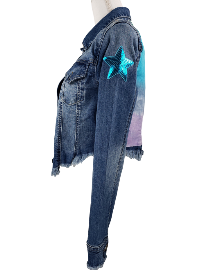 RDrox™ Blue Star Vintage Denim Jean Jacket