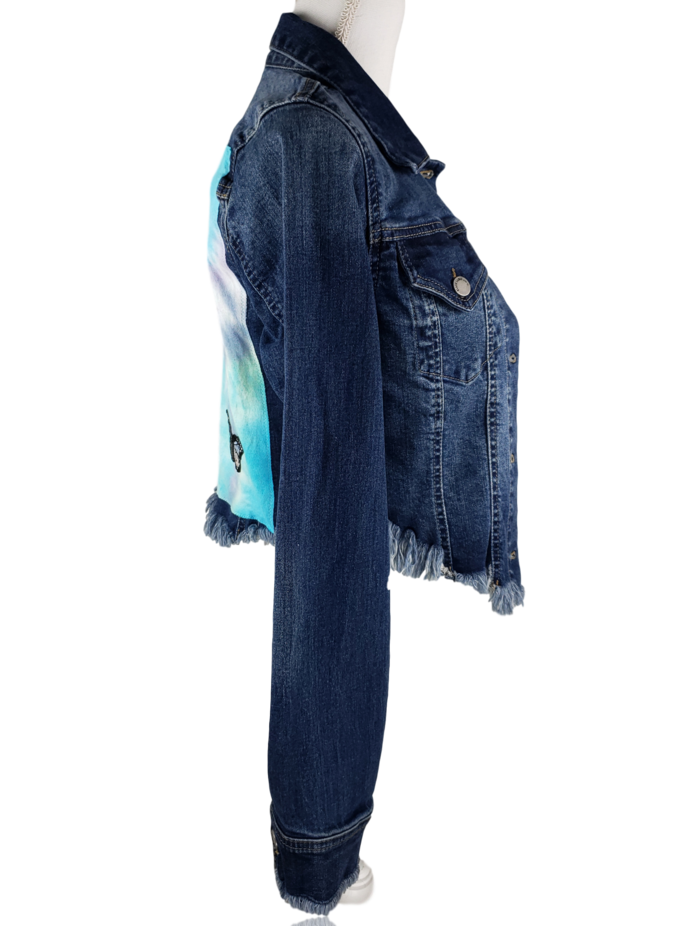 RDrox™ Butterflies Vintage Denim Jean Jacket