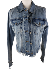 RDrox™ Leopard Mouth Vintage Denim Jean Jacket