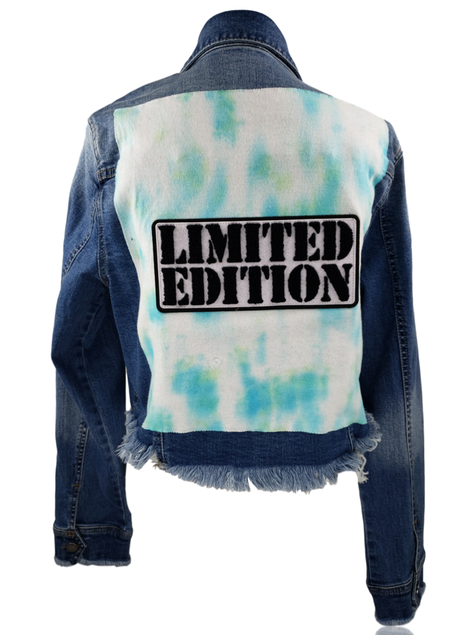 RDrox™ Limited Edition Tie Die Vintage Denim Jean Jacket