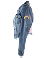 RDrox™ Over It Vintage Denim Jean Jacket