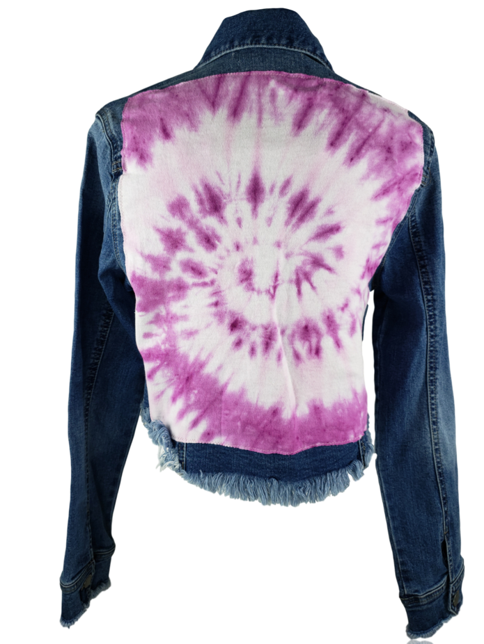 RDrox™ Pink Heart Denim Vintage Jean Jacket