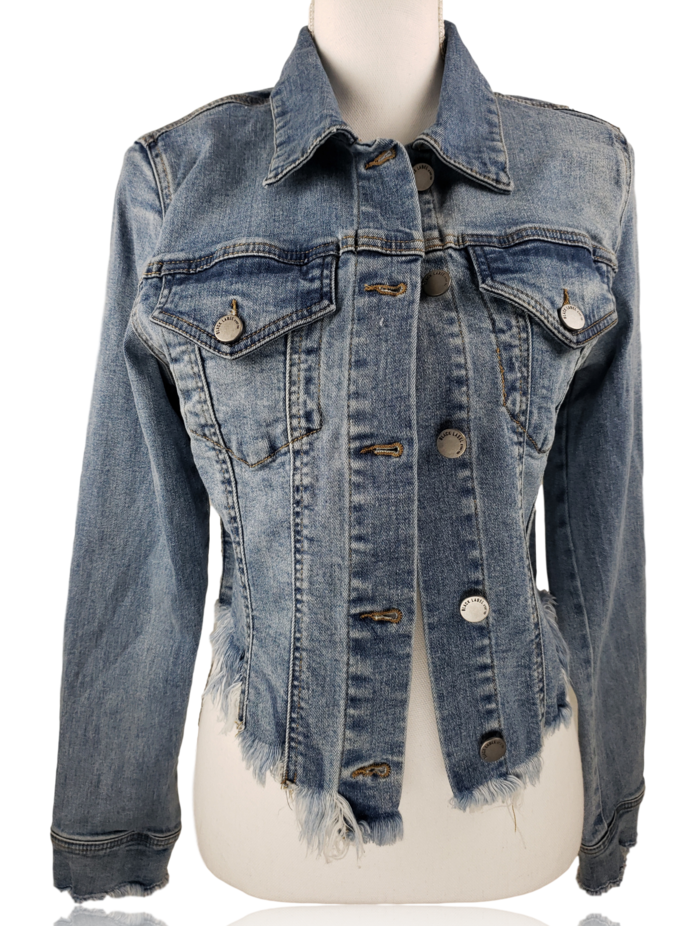 RDrox™ - 3 Butterflies Vintage Denim Jean Jacket