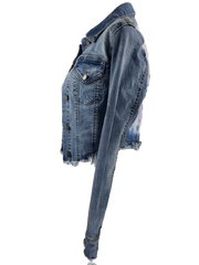 RDrox™ - 3 Butterflies Vintage Denim Jean Jacket