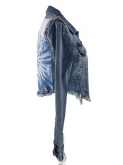 RDrox™ - 3 Butterflies Vintage Denim Jean Jacket