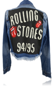 RDrox Stones Tour Vintage Denim Jean Jacket