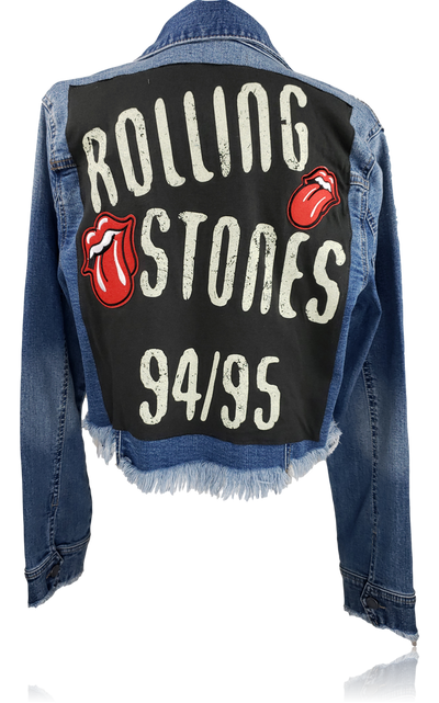 RDrox Stones Tour Vintage Denim Jean Jacket