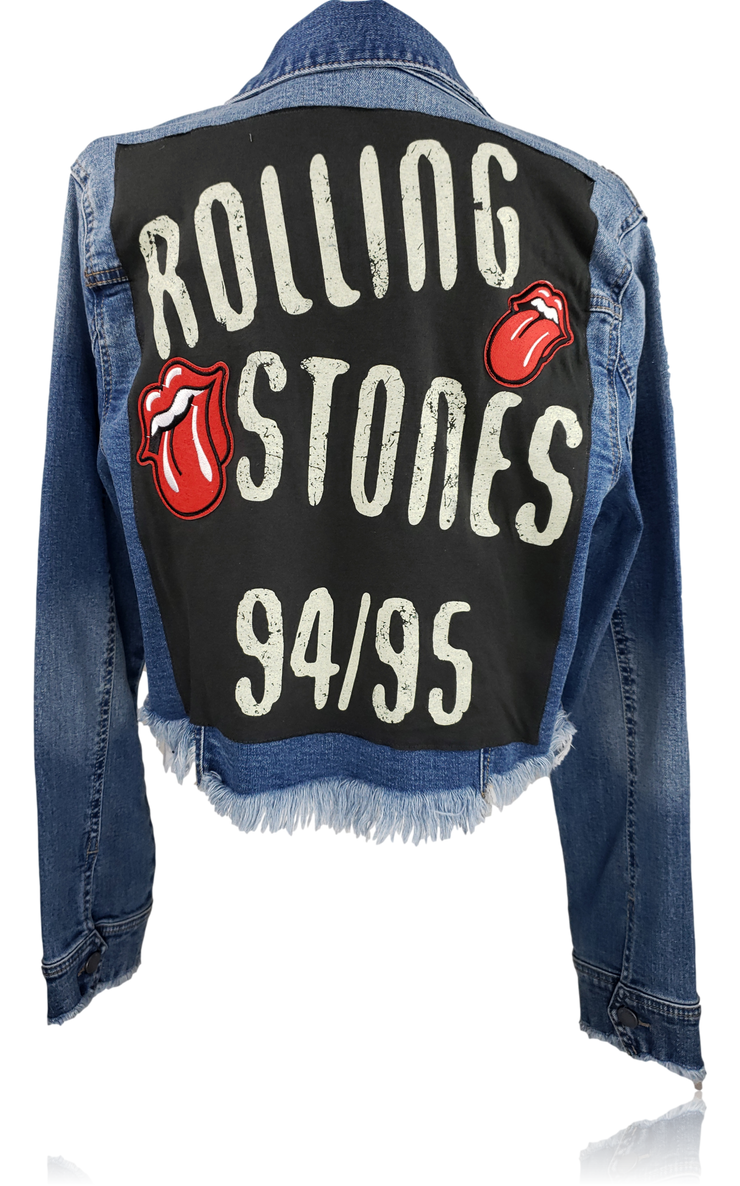 RDrox Stones Tour Vintage Denim Jean Jacket