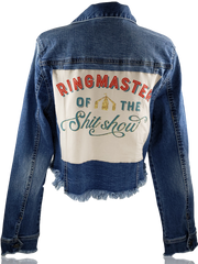 RDrox™ Ringmaster Denim Vintage Jean Jacket     