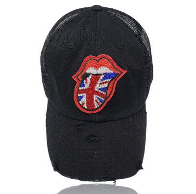 Rolling Stones Custom Bling Trucker Hat