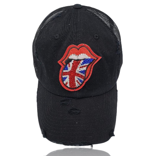 Rolling Stones Custom Bling Trucker Hat