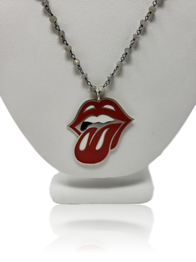 Trendsetting Rolling Stones Inspired Necklace