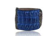 RDrox™ Agate Cuff Bracelet Blue