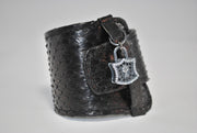 RDrox™ Python Cuff Black With Crystal Locket