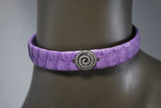 RDrox™ Purple Python Choker With Swarovski™ Pendant