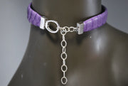 RDrox™ Purple Python Choker With Swarovski™ Pendant