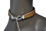 RDrox™ Gold Python Choker With Evil Eye