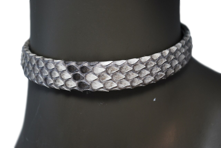 RDrox™ Black and White Patterned Python Choker