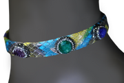 RDrox™ Multi-Pattern Snake Stone Choker YL-GR-BK